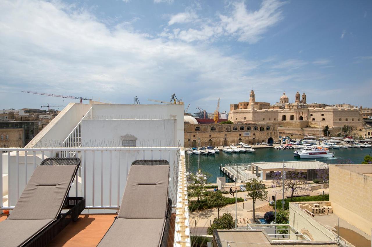 Traditional & Modern Maltese Townhouse - Rooftop Terrace And Sea Views, Close To Birgu Waterfront Cospicua Exteriör bild